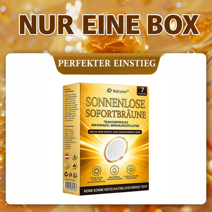 ⭐ 𝗡𝗮𝘁𝗿𝗮𝘃𝗼𝗿® Mikronadel-Bräunungspflaster: Natürlicher Bronze-Glow ohne UV & DHA